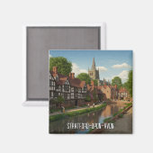 Stratford-Upon-Avon England Travel Magnet (Vorderseite/Rückseite)