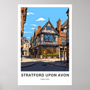 Stratford Upon Avon England Travel Print Poster