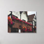 Stratford Upon Avon England UK Tudor Hotel Foto Leinwanddruck (Vorderseite)