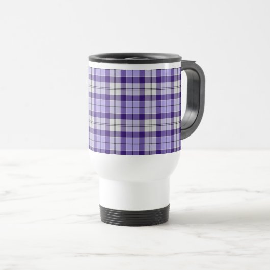 Strathclyde District Tartan Travel Mug Reisebecher (VorderseiteRechts)