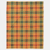 Strathearn Clan karierter schottischer Tartan Fleecedecke (Vorderseite)