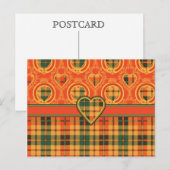 Strathearn Scottish Tartan Postkarte (Vorne/Hinten)