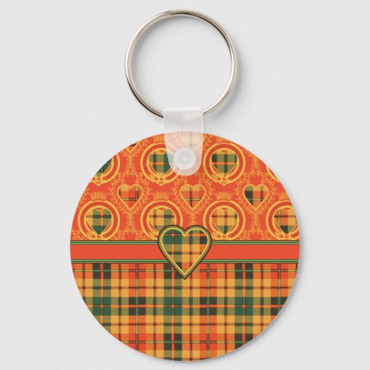 Strathearn Scottish Tartan Schlüsselanhänger (Vorderseite)