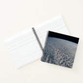 Stratocumulus Wolken über dem Pazifik. Notizblock (Innenseite)