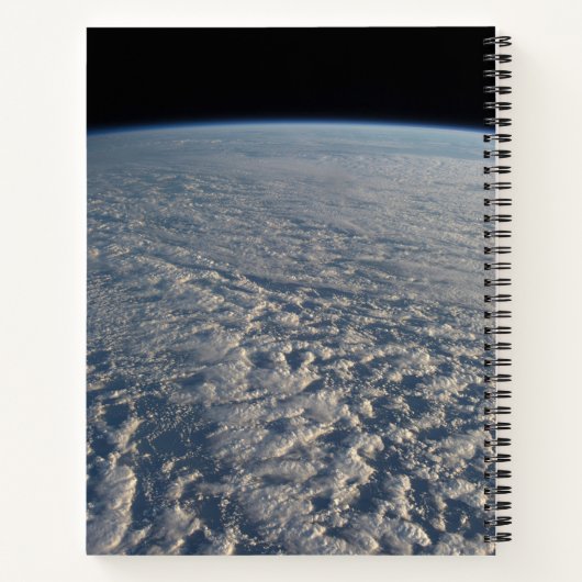 Stratocumulus Wolken über dem Pazifik. Notizblock (Rückseite)