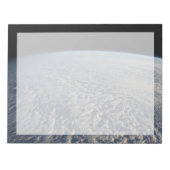 Stratocumulus Wolken über dem Pazifik. Notizblock (Vorderseite)