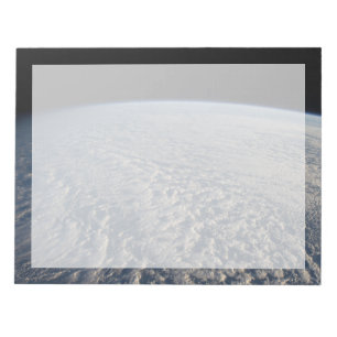 Stratocumulus Wolken über dem Pazifik. Notizblock