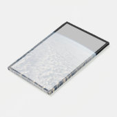 Stratocumulus Wolken über dem Pazifik. Post-it Klebezettel (angewinkelt)