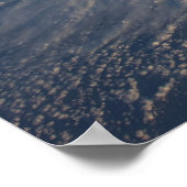 Stratocumulus Wolken über dem Pazifik. Poster (Ecke)