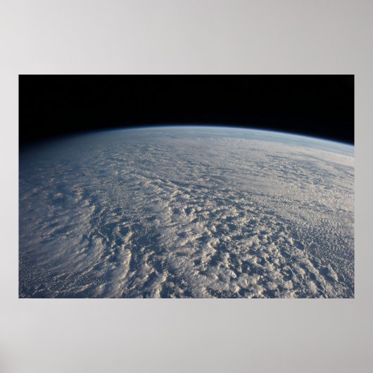 Stratocumulus Wolken über dem Pazifik. Poster (Vorne)