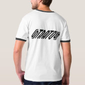 Stratos Lancia Kundgebung Auto Kontur T-Shirt (Rückseite)