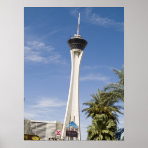 Stratosphäre-Las Vegas-Turm-Plakat-Druck Poster