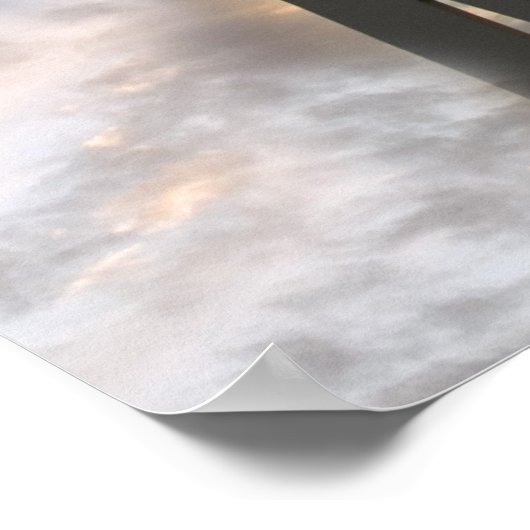 Stratosphäre Sunset Poster (Ecke)