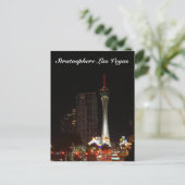 Stratosphärenturm Las Vegas Postcard Postkarte (Stehend Vorderseite)
