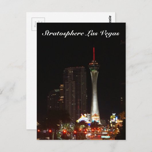 Stratosphärenturm Las Vegas Postcard Postkarte (Vorne/Hinten)