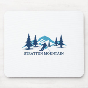 Stratton Mountain Vermont Skigebiet Skifahren Skif Mousepad