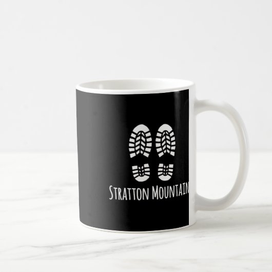 Stratton Mountain Vermont Wandern Wanderung Rustik Kaffeetasse (Rechts)