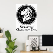 Stratton Oakmont Inc Logo von Wolf Artwork of Poster (Heimbüro)