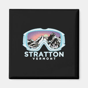 Stratton Ski Design Stratton, Vt Skifahren Schnee  Magnet