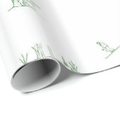 Stratton Toile Geschenkpackung - grün Geschenkpapier (Rolleneckpunkt)