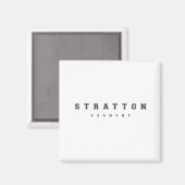 Stratton Vermont Magnet (Vorderseite/Rückseite)