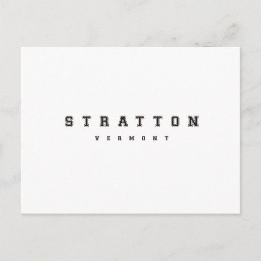 Stratton Vermont Postkarte (Vorderseite)