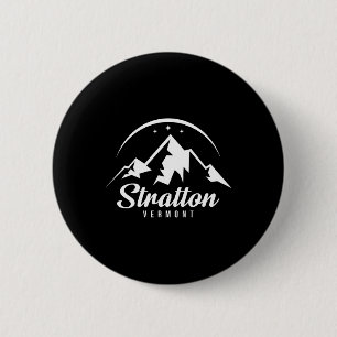 Stratton Vermont Ski Resort Skifahren Snowboarden Button
