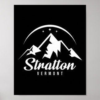 Stratton Vermont Ski Resort Skifahren Snowboarden Poster