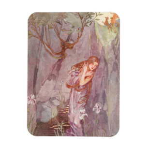 Stratton's Echo & Narcissus Vintage Illustration Magnet