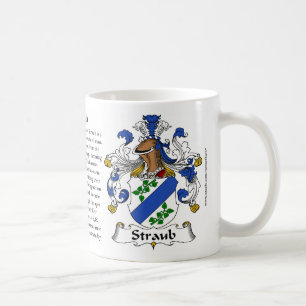 Straub, der Ursprung, die Bedeutung und das Wappen Kaffeetasse