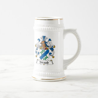 Straub Familienwappen Bierglas
