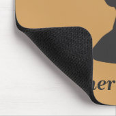 Sträuben Sie sich diese lustige Mousepad (Ecke)