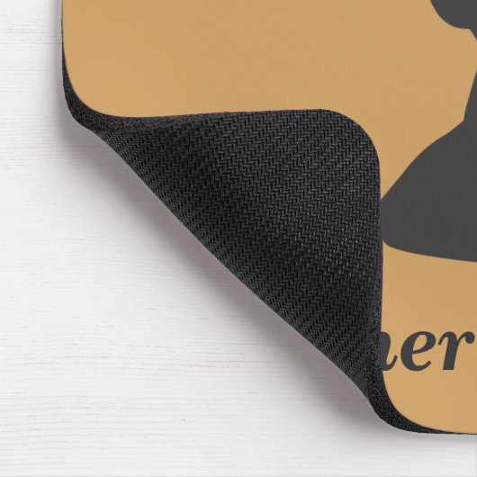 Sträuben Sie sich diese lustige Mousepad (Ecke)