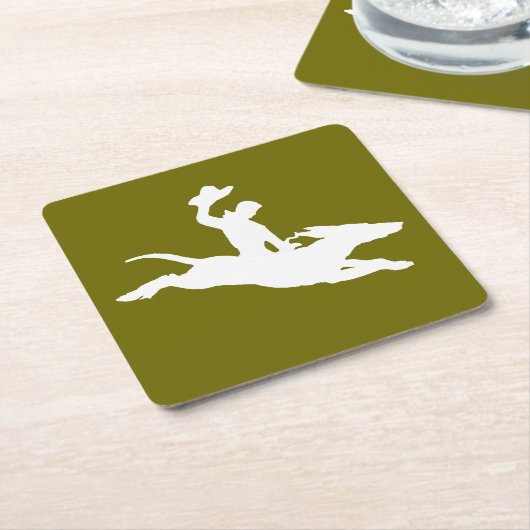 Sträubendes kleines Hündchen Rechteckiger Pappuntersetzer (angewinkelt)