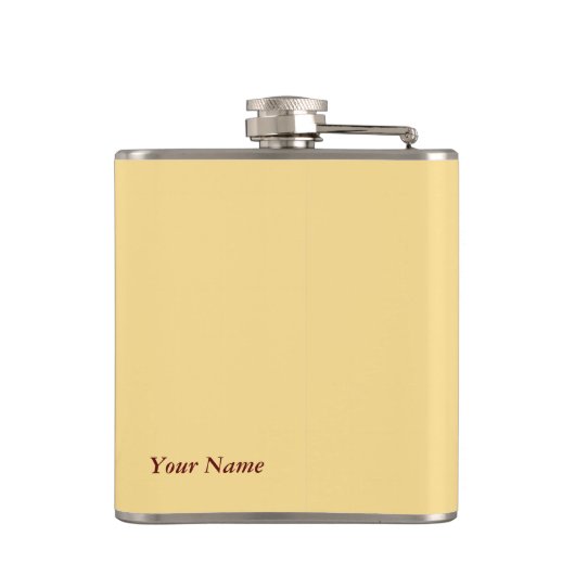 Sträubendes Pferd Wyomings Flachmann (Rückseite)