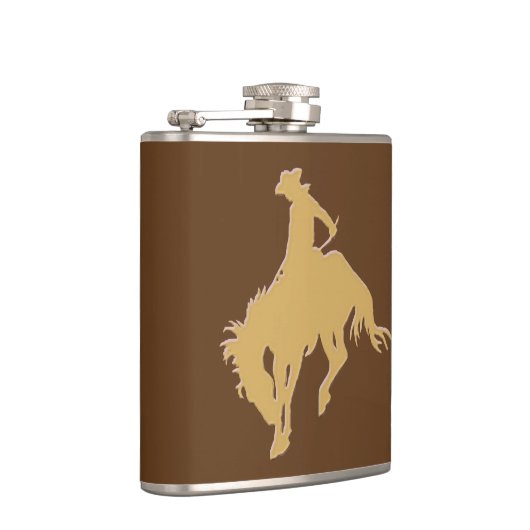 Sträubendes Pferdegold Wyomings Flachmann (Rechts)