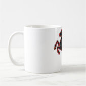 Sträubendes wildes Pferd Kaffeetasse (Links)