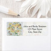 Sträucher, Schmetterlinge und Blume in Gelb (Insitu)