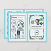 Strauna - Strontium Trading Card Postkarte (Vorne/Hinten)