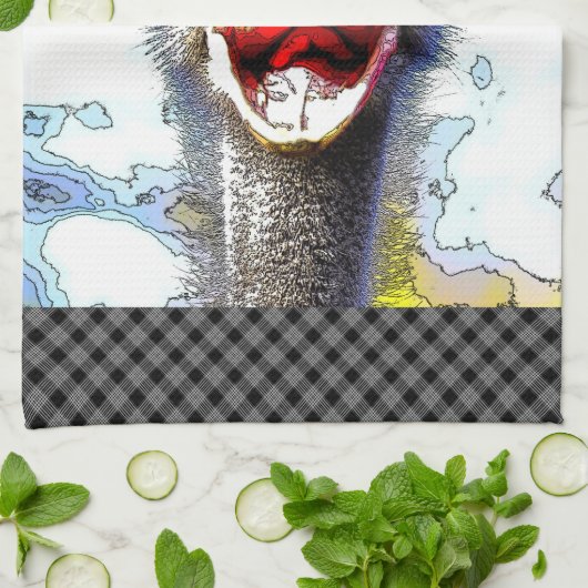 Strauß20150701 Geschirrtuch (Gefaltet)