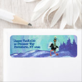 Strauß aus der Arktis auf der Flucht (Insitu)