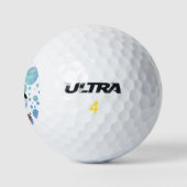 Strauß aus der Arktis auf der Flucht Golfball (Logo)