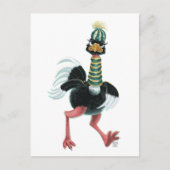 Strauß aus der Arktis auf der Flucht Postkarte (Vorderseite)