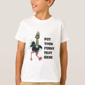 Strauß aus der Arktis auf der Flucht T-Shirt (Vorderseite)