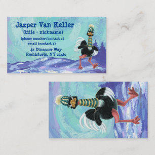 Strauß aus der Arktis auf der Flucht Visitenkarte