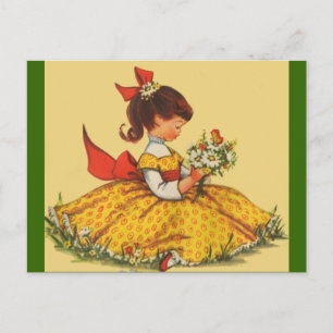 Strauß aus Gänseblümchen Postkarte
