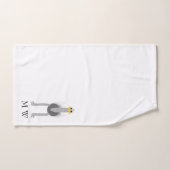 Strauß Design Monogramm Badhandtuch Set (Handtuch)