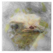 Strauß Fliese (Vorderseite)