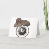 Strauß-Geburtstags-Karte Karte (Rückseite)