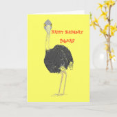 Strauß-Geburtstagskarte genannt Karte (Gelbe Blume)